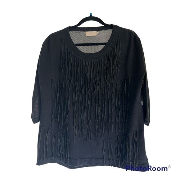 ElevenParis Black "Angie" Sweater Blouse Size XS - Picture 1 of 8